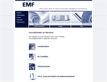 Tablet Screenshot of emf-media.com